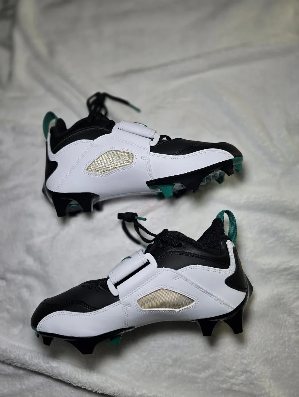 Nike Diamond Turf 93 TD Emerald Deion Sanders Cleats HF5298-102 Men's Size 10.5